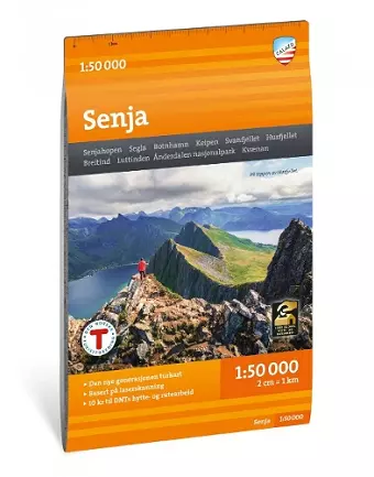 Senja Hiking Map cover