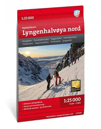 Lyngenhalvoya nord - Hoyfjellskart cover
