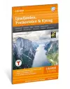 Lysefjorden, Preikestolen & Kjerag Hiking Map 1:50,000 / 1:15,000 cover