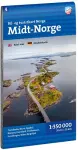 Car and tourist map of Central Norway (Midt Norge) cover