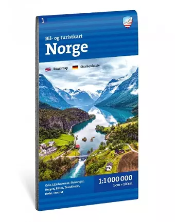 Car and tourist map Norway (Norge) cover