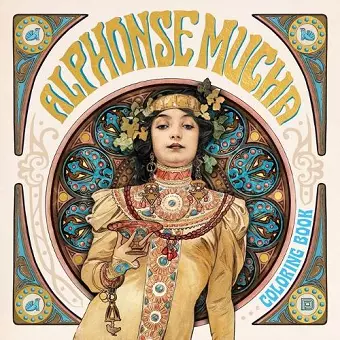 Alphonse Mucha Coloring Book cover