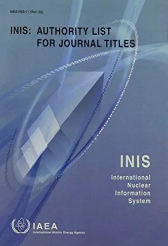 INIS: Authority List for Journal Titles cover