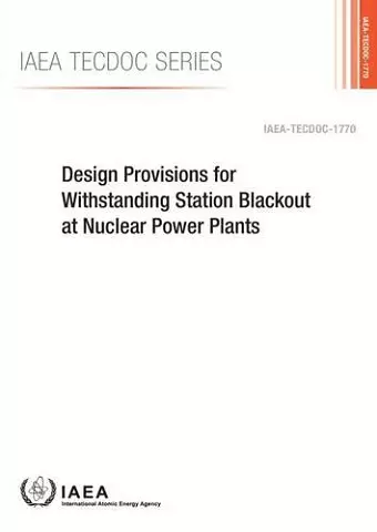 Design provisions for withstanding station blackout at nuclear power plants cover