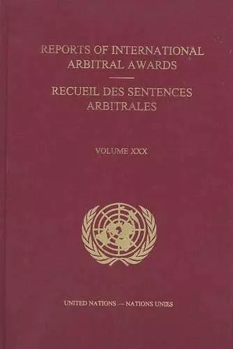 Reports of international arbitral awards cover