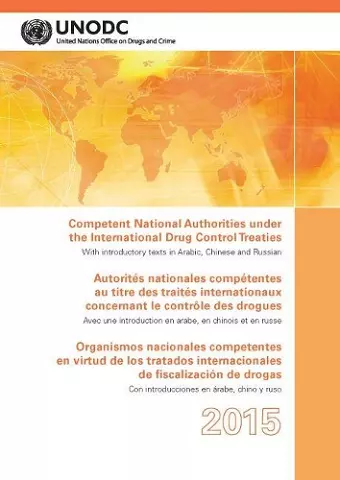 Competent national authorities under the international drug control treaties cover