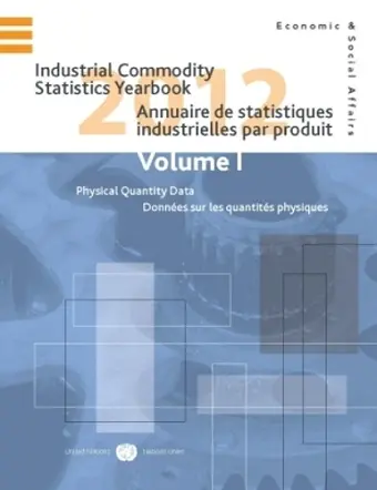 Industrial Commodity Statistics Yearbook 2012 cover