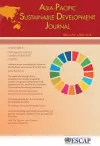 Asia-Pacific Sustainable Development Journal 2018, Issue No. 1 cover