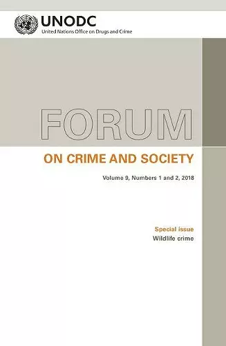 Forum on crime and society cover