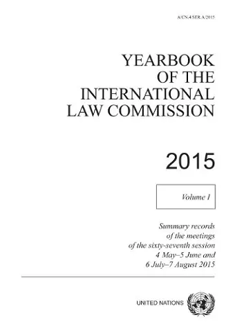 Yearbook of the International Law Commission 2014 cover