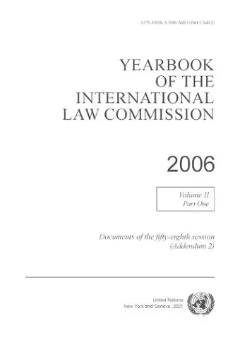 Yearbook of the International Law Commission 2006 cover