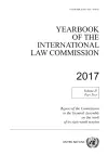 Yearbook of the International Law Commission 2017 cover