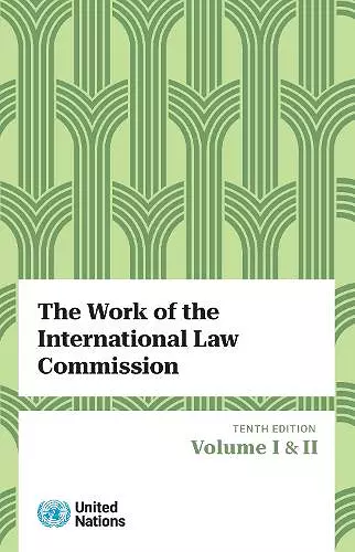 The work of the International Law Commission cover