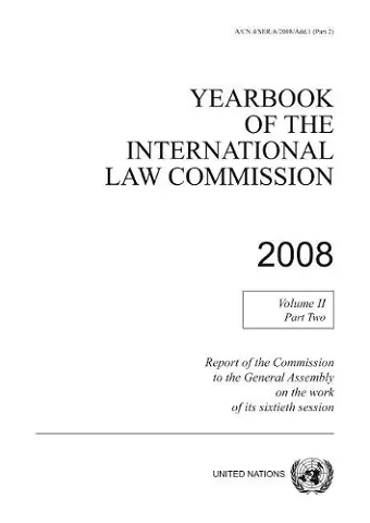 Yearbook of the International Law Commission 2008 cover