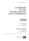 Yearbook of the International Law Commission 2009 cover