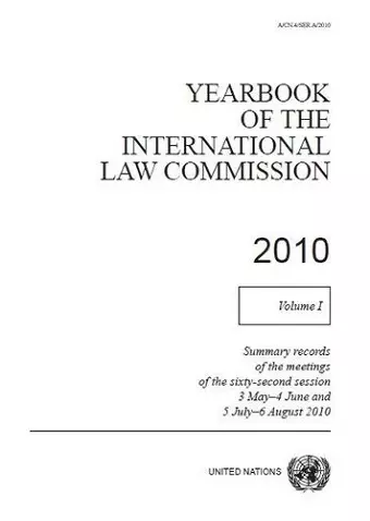 Yearbook of the International Law Commission 2010 cover