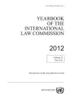 Yearbook of the International Law Commission 2012 cover