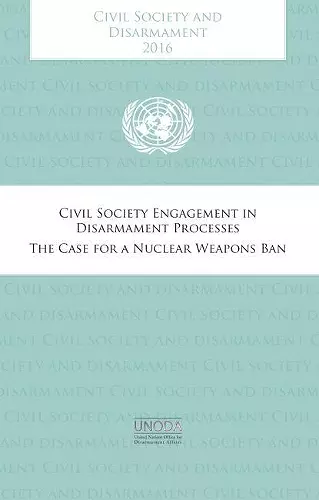 Civil society and disarmament 2016 cover