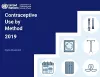 Contraceptive use by method 2019 cover