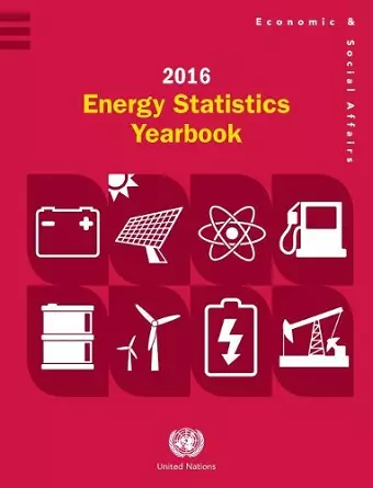 Energy statistics yearbook 2016 cover