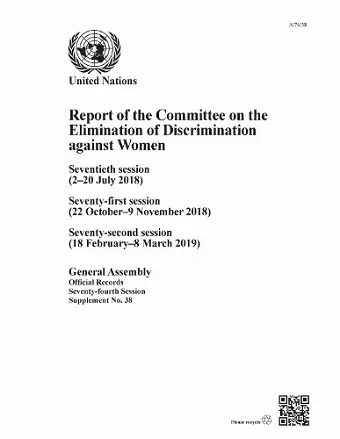 Report of the Committee on the Elimination of Discrimination Against Women, Seventy-fourth Session cover