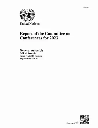 Report of the Committee on Conferences for 2023 cover