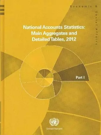 National accounts statistics 2012 cover