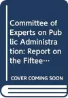 Committee of Experts on Public Administration cover