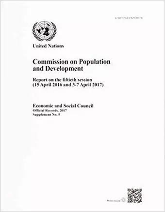 Commission on Population and Development cover