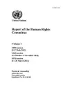 Report of the Human Rights Committee cover