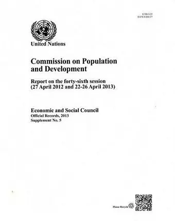 Commission on Population and Development cover