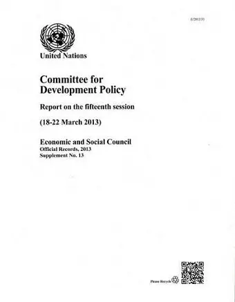 Committee for Development Policy cover