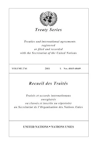 Treaty Series 2741 (English/French Edition) cover