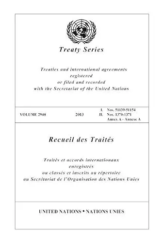 Treaty Series 2940 (English/French Edition) cover