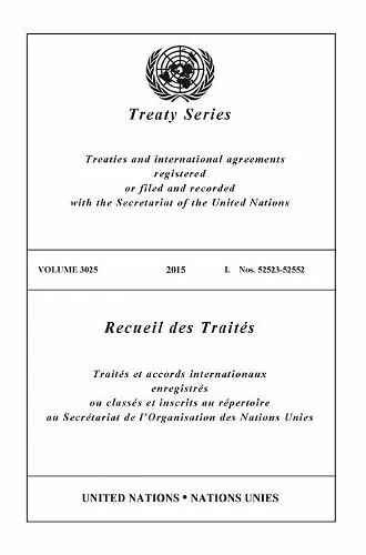 Treaty Series 3025 (English/French Edition) cover