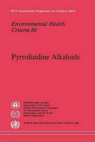 Pyrrolizidine Alkaloids cover