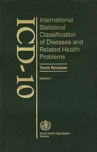 ICD-10 International Statistical Classification of Diseases and Related Health Problems cover