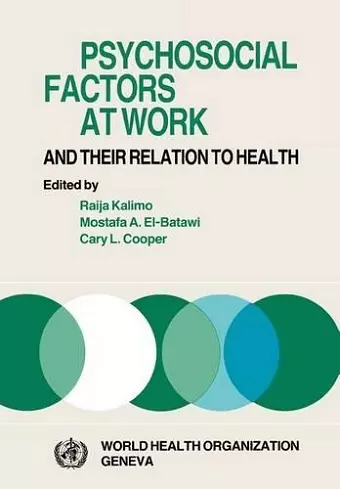 Psychosocial Factors at Work and Their Relation to Health cover