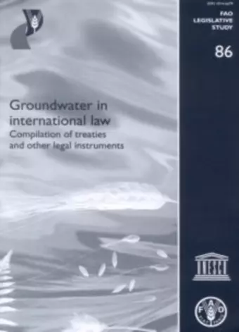 Groundwater in International Law cover