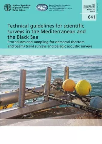 Technical guidelines for scientific surveys in the Mediterranean and the Black Sea cover