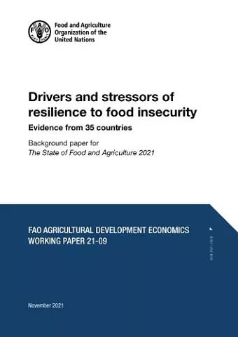 Drivers and stressors of resilience to food insecurity cover