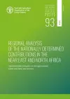 Regional analysis of the nationally determined contributions in the Near East and North Africa cover