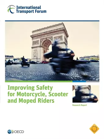 Improving safety for motorcycle, scooter and moped riders cover