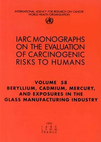 Beryllium, Cadmium, Mercury, and exposures in the glass manufacturing industry cover