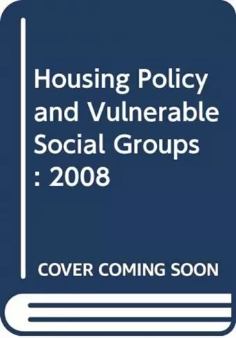 Housing policy and vulnerable social groups cover