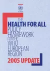 Health for All Policy Framework for the WHO European Region cover