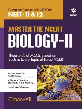 Master the Ncert for Neet Biologyvol.2 cover