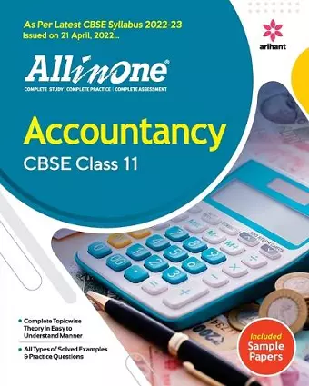 Cbse All in One Accountancy Class 11 2022-23 Edition (as Per Latest Cbse Syllabus Issued on 21 April 2022) cover