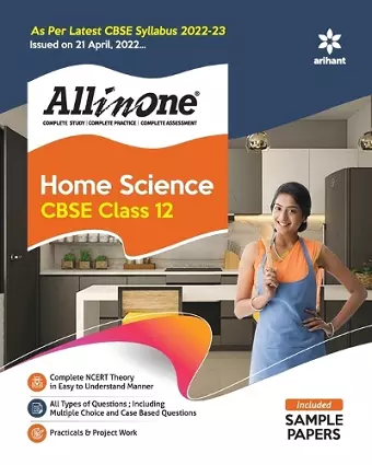 Cbse All in One Home Science Class 12 (as Per Latest Cbse Syllabus Issued on 21 April 2022) cover