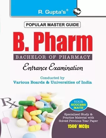 B. Pharm (Bachelor of Pharmacy) Entrance Exam Guide cover